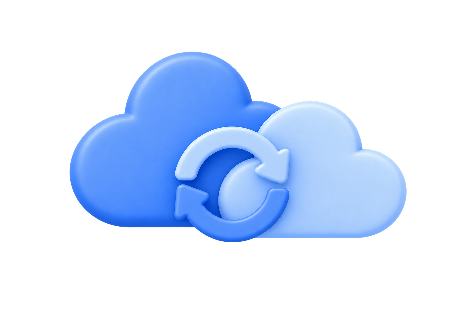 Hybrid cloud icon